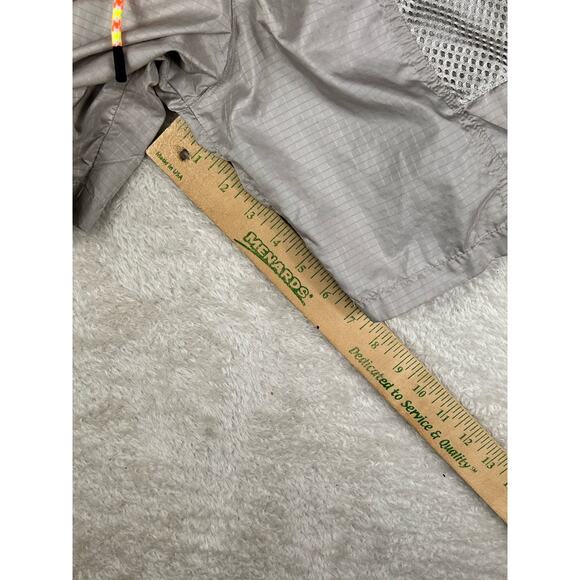 Nike Air Jordan Shorts Men's Sz L Grey Ripstop Draw Strings Basketball Running - Picture 5 of 9